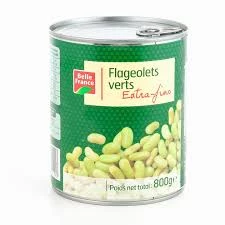 Flageolet Vert Extra Fins 800g - BELLE FRANCE