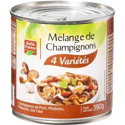 Mixture 4 400g mushrooms - BELLE FRANCE