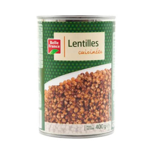 410g lentes cocinadas - BELLE FRANCE