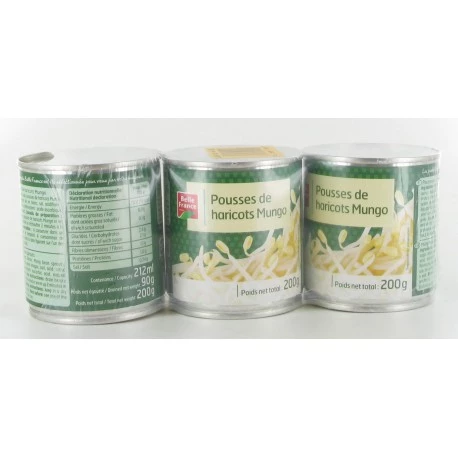 3x200g crescimento de feijão - BELLE FRANCE