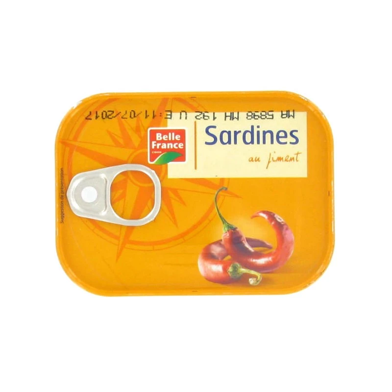 Sardines With Chili 135g - BELLE FRANCE