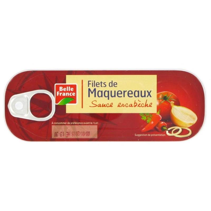 Filetto Di Sgombro Con Salsa Di Scabeche 169g - BELLE FRANCE