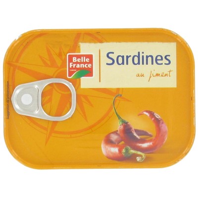 Sardine Au Piment Bf Boite 1/5 Of 135 G - BELLE FRANCE