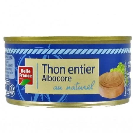 Thu Fourte Albacore Natural 185g - BELLE FRANCE