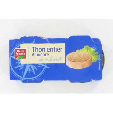 Whole Natural Albacore Tuna 2x80g - BELLE FRANCE