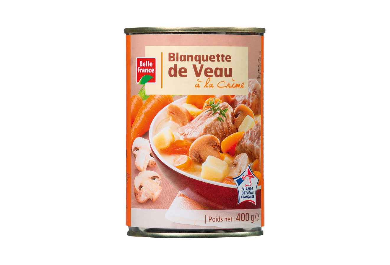 400g cream veal blanquette - BELLE FRANCE