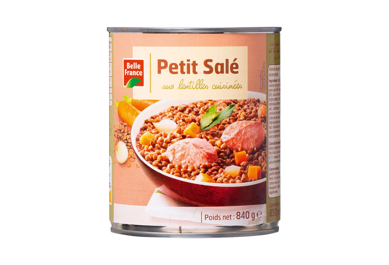 بيتي مالح مع العدس 840 جرام - BELLE FRANCE