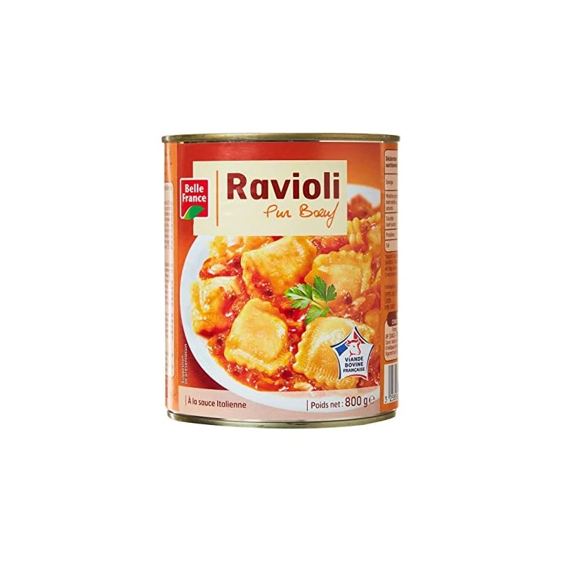 Pure Beef Ravioli 800g - BELLE FRANCE