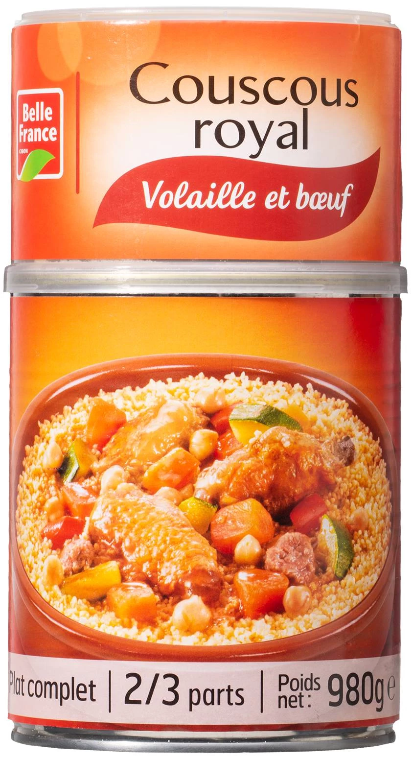 Royal couscous beef poultry 1050g - BELLE FRANCE