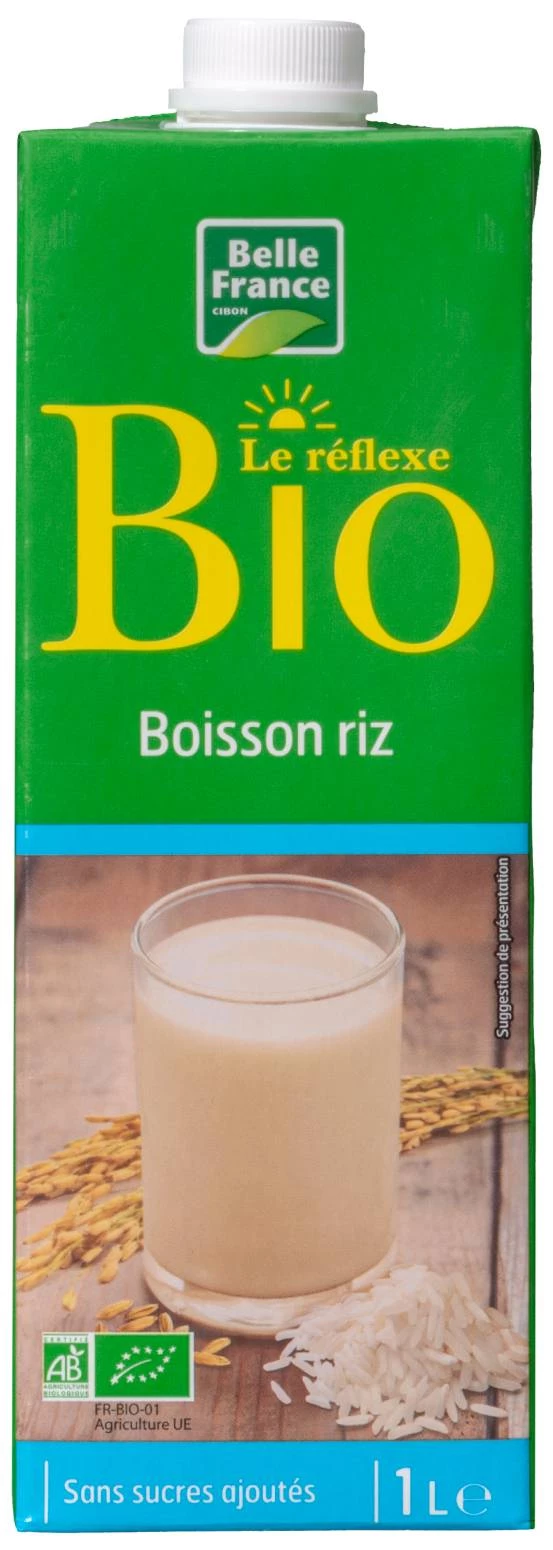 Rice Calcium Drink Le Réflex Organic 1l - BELLE FRANCE