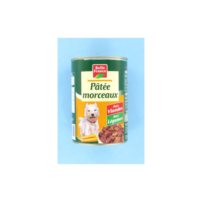 牛肉と野菜のパテ 犬用 400g - BELLE FRANCE