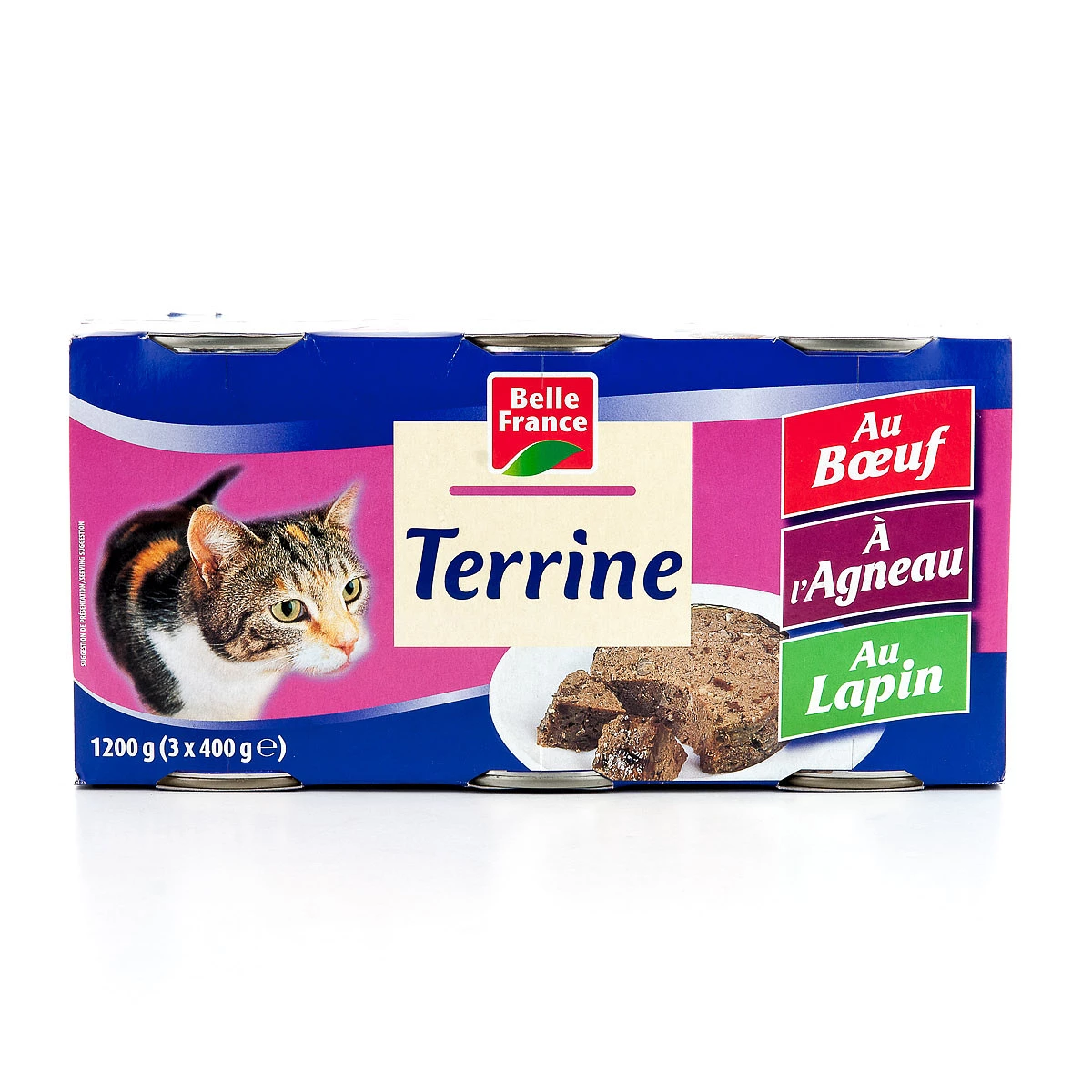 3x400g multivotic gumt terrine - BELLE FRANCE