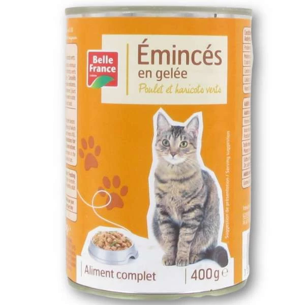 Холодец куриный нарезанный для кошек 400г - BELLE FRANCE