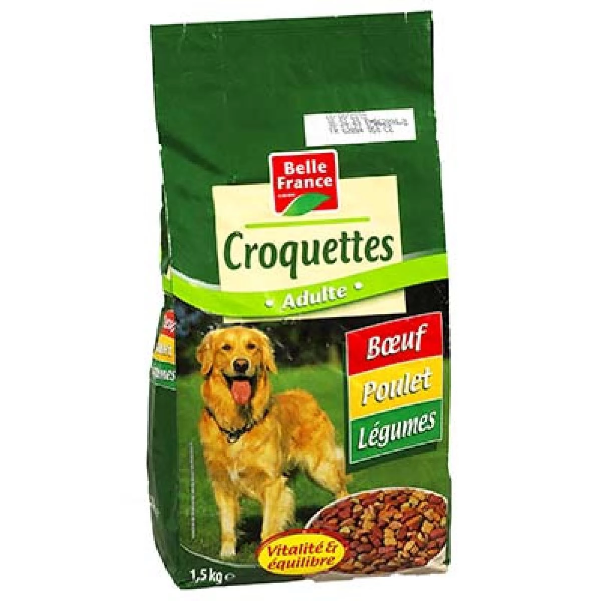 Croquettes Chien Boeuf 1.5kg - BELLE FRANCE