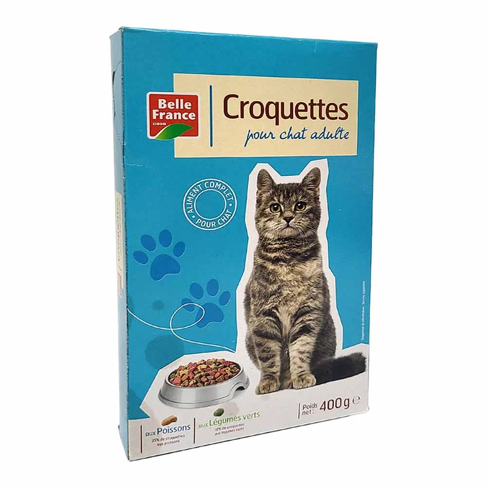 400g Salmon Chat Kibble - BELLE FRANCE