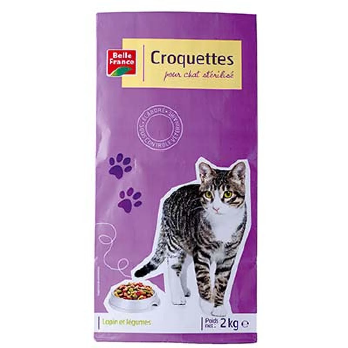 灭菌猫炸肉饼 兔子/蔬菜 2kg - BELLE FRANCE