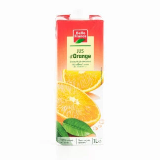 Orange juice based on concentrated juice 1L - BELLE FRANCE