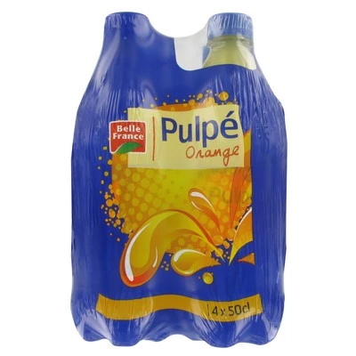 Soda Pulpé Orange 4x50cl - BELLE FRANCE