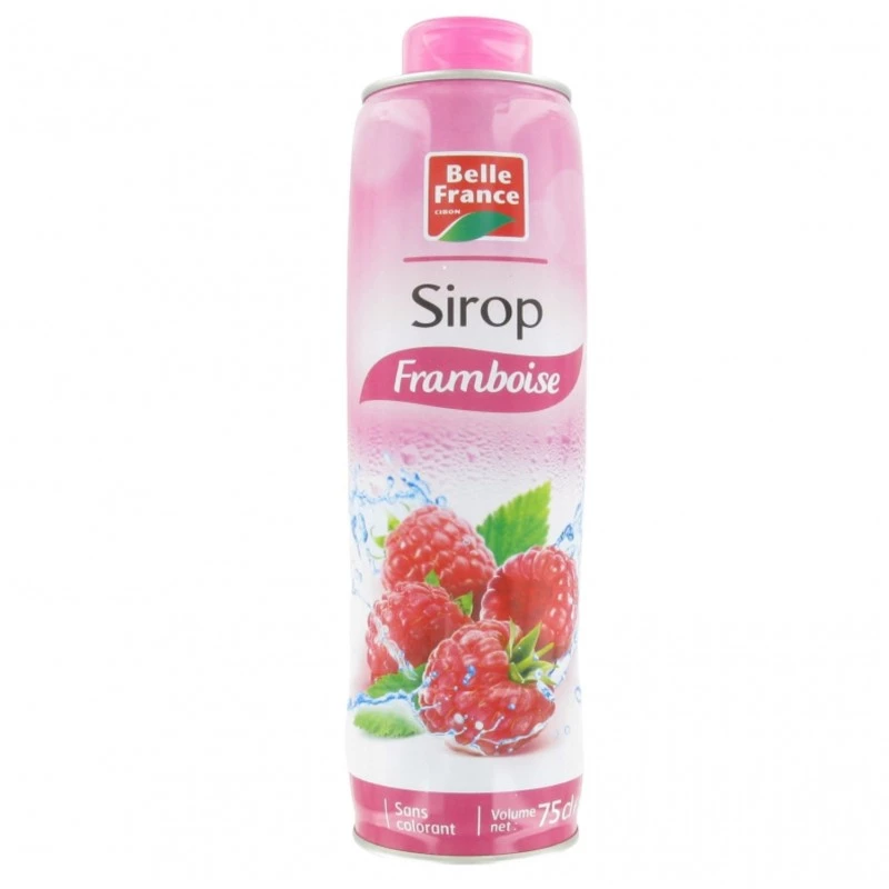 Raspberry Syrup 75cl - BELLE FRANCE