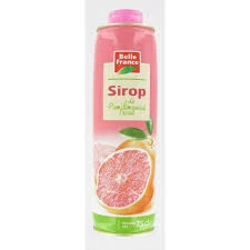 Pink Grapefruit Syrup 75cl - BELLE FRANCE