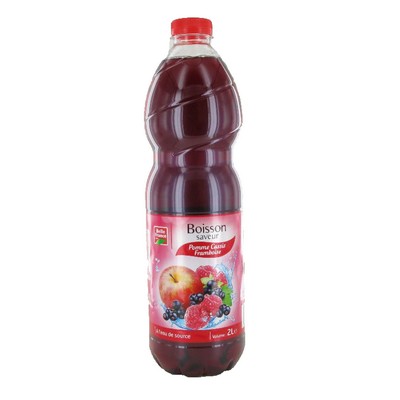 2l raspberry strawberries drink - BELLE FRANCE