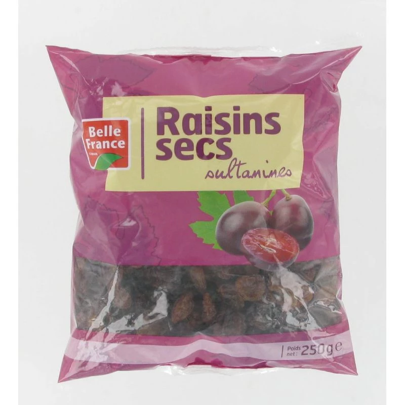 Raisin Sec Sultanine 250g - BELLE FRANCE