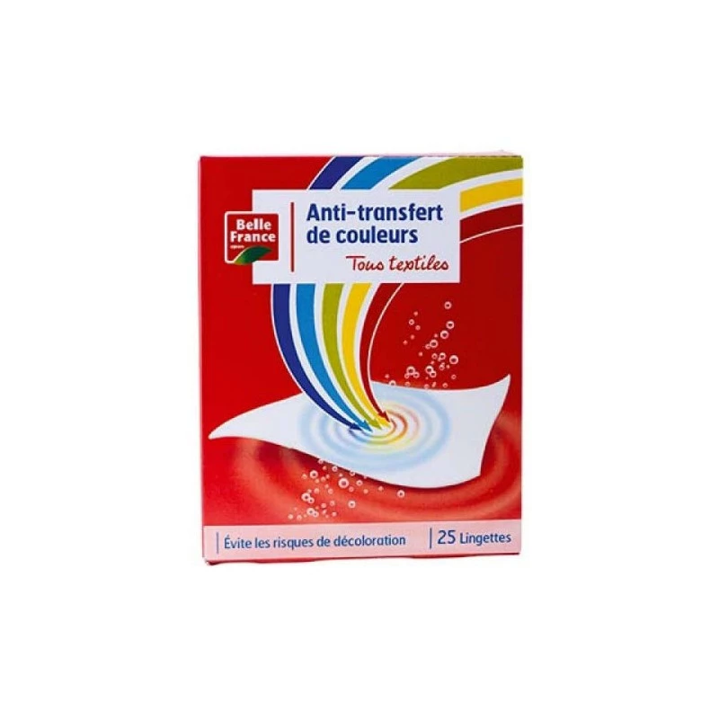 Anti Color Transfer Wipe x 25 - BELLE FRANCE
