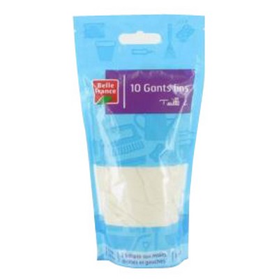 10 Gants Fins Taille L - Belle France - BELLE FRANCE