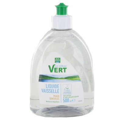 500ml Belle France Liquide Vaisselle Degraissant Ecolabel Peaux Sensibles - BELLE FRANCE