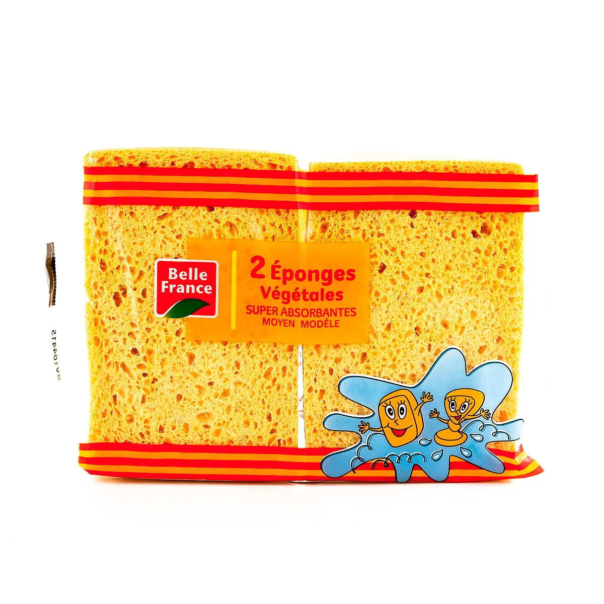 Medium Super Absorbent Vegetable Sponge Model X 2 - BELLE FRANCE