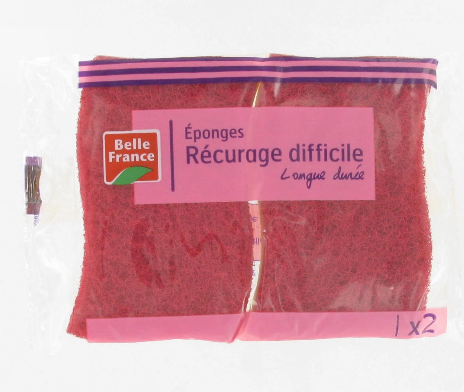 Difficult Scrubbing Sponge X 2 - BELLE FRANCE
