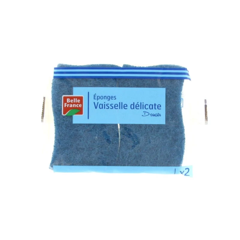 Delicate Scratching Sponge x 2 - BELLE FRANCE