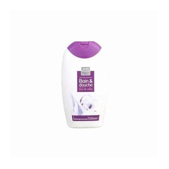Bath And Shower Cotton Milk 500ml - BELLE FRANCE