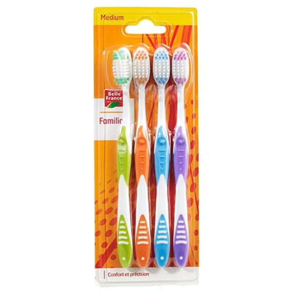 Medium Toothbrush X4 - BELLE FRANCE