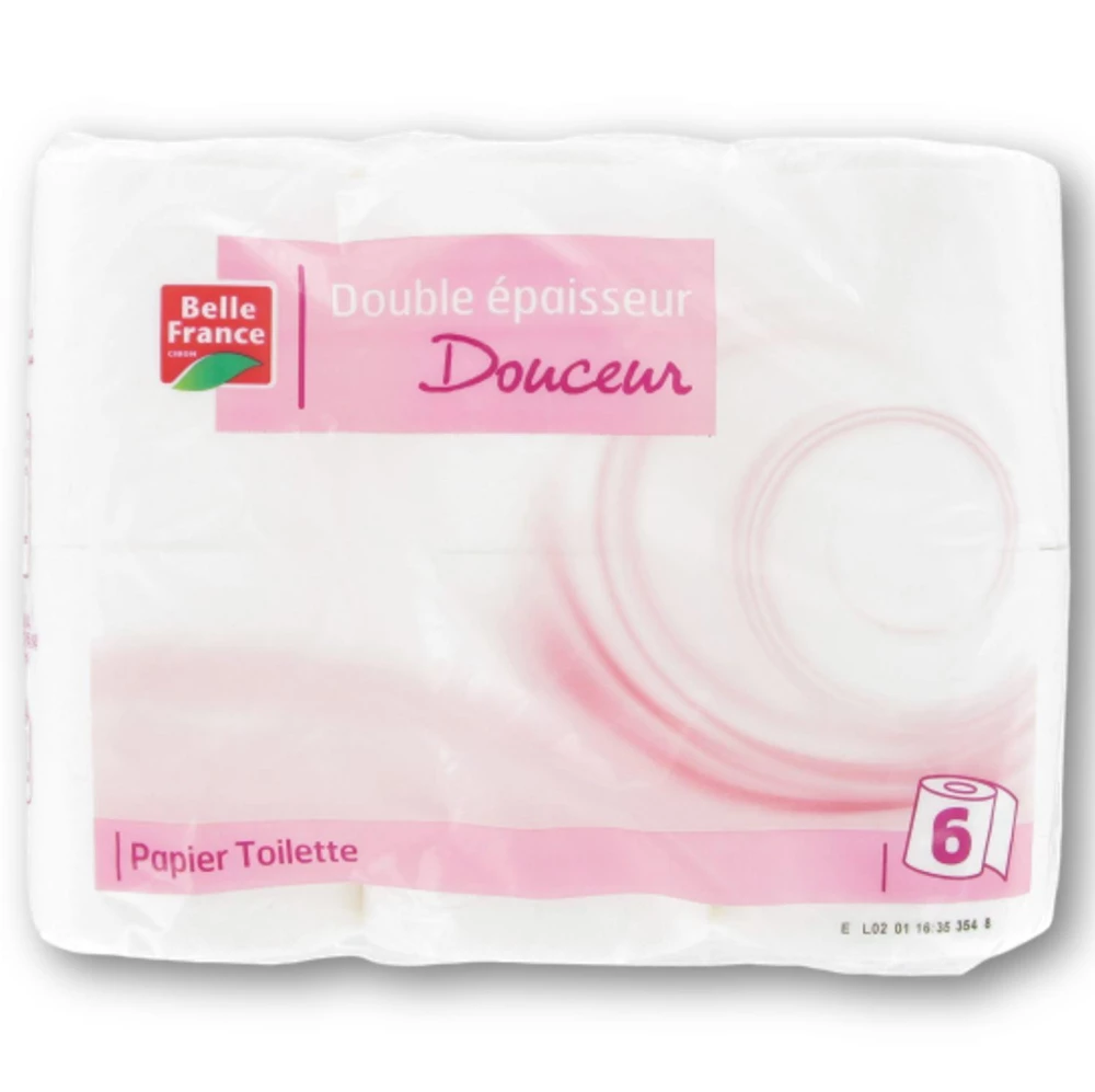 Double-thickness Toilet Paper X6 - BELLE FRANCE