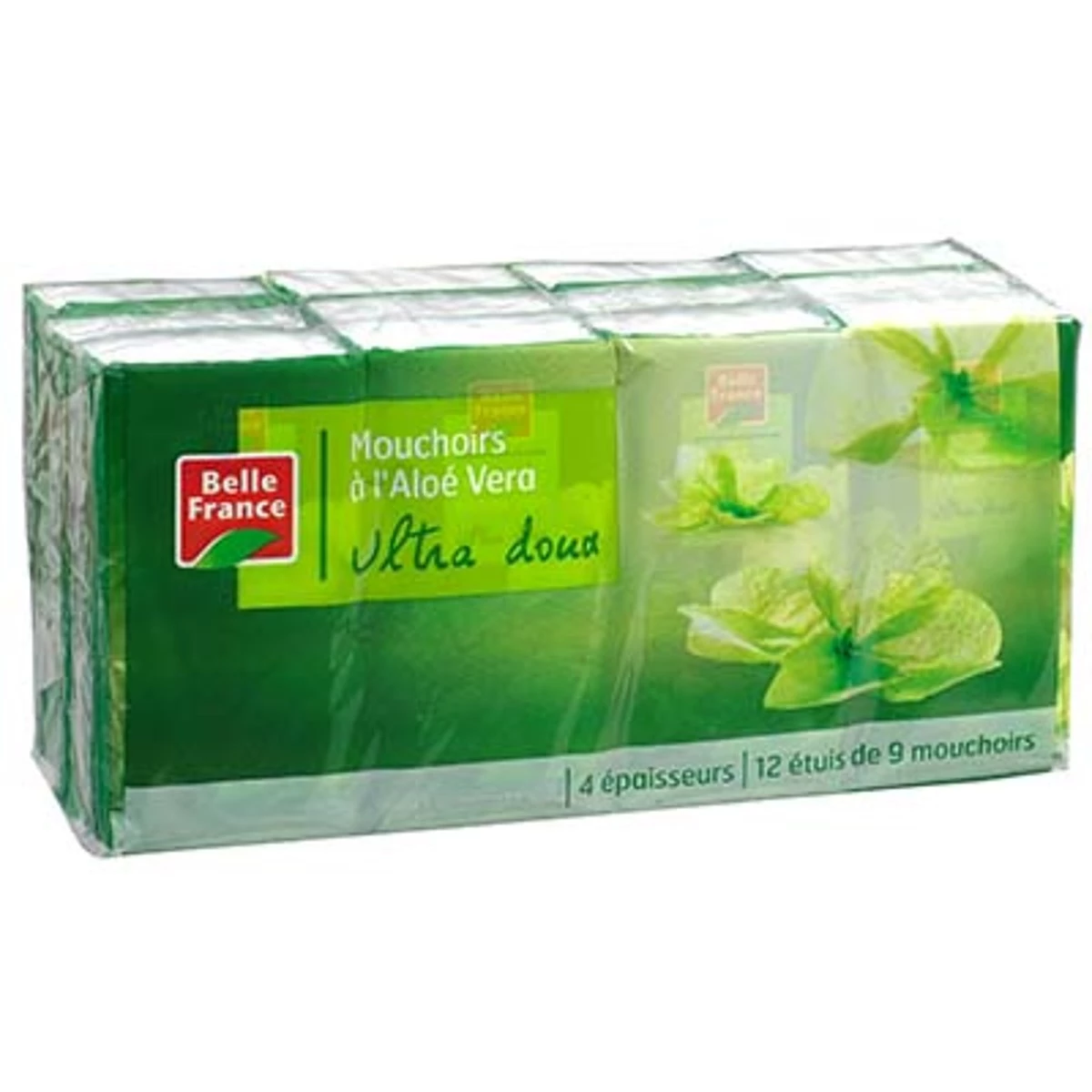 Extra Soft Aloe Vera Handkerchief X 12 cases - BELLE FRANCE