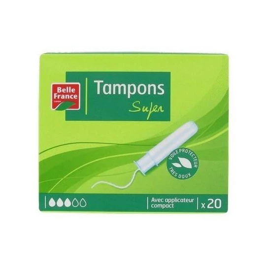 Super Tampons With Applicator X20 - BELLE FRANCE