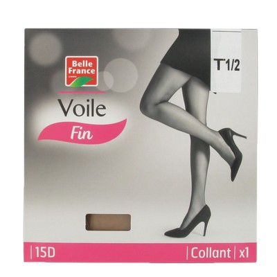 Collant Voile Elasthanne 15 Den Naturel T3