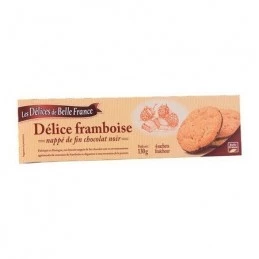 Délice Raspberry Dark Chocolate Nappe 130g - Les Délices De Belle France