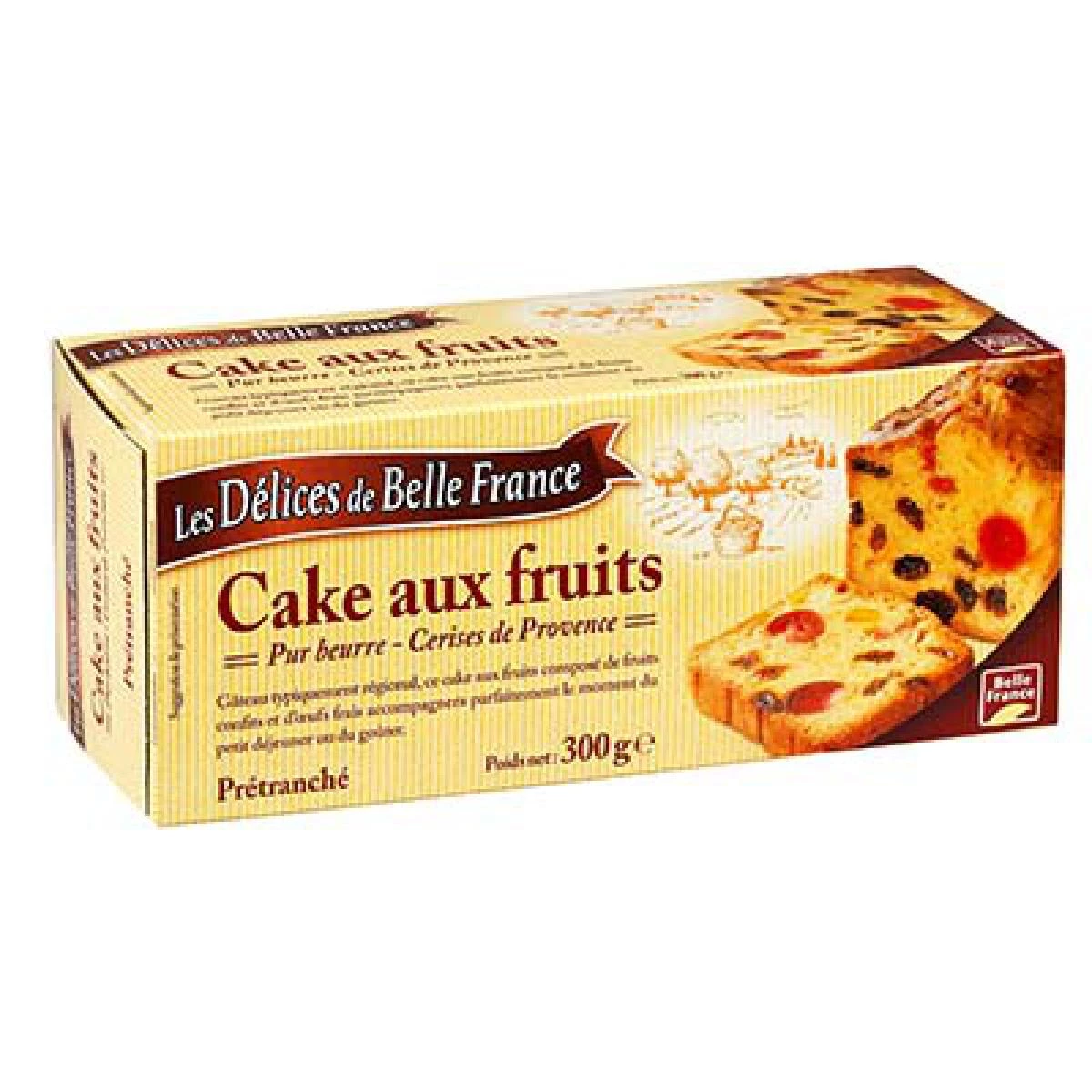 Pure Butter Fruit Cake 300g - Les Délices De Belle France
