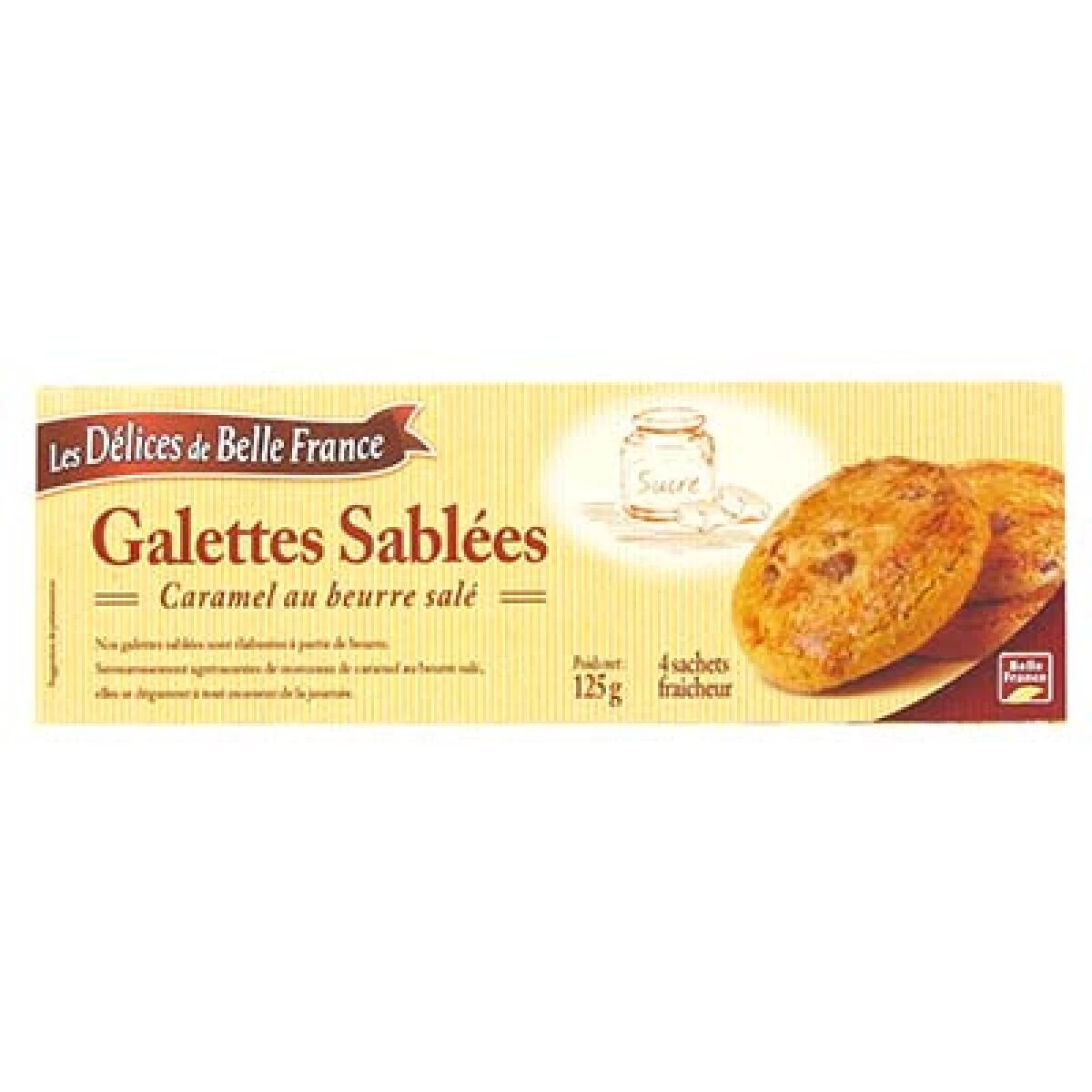Salted caramel shortbread 125g - Les DÉlices De Belle France