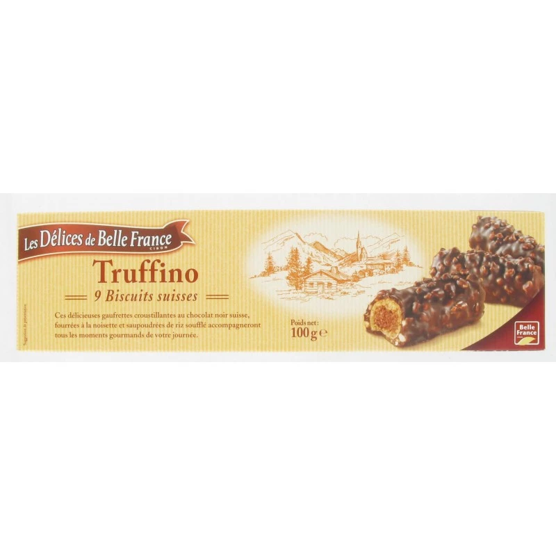 瑞士饼干 X9 Trufino 100g - Les DÉlices De Belle France