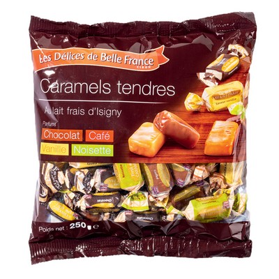 Caramel Tendre Au Lait Frais D Sachet 250 G - BELLE FRANCE