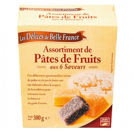 Assortiment Pates De Fruits 300g - Les DÉlices De Belle France