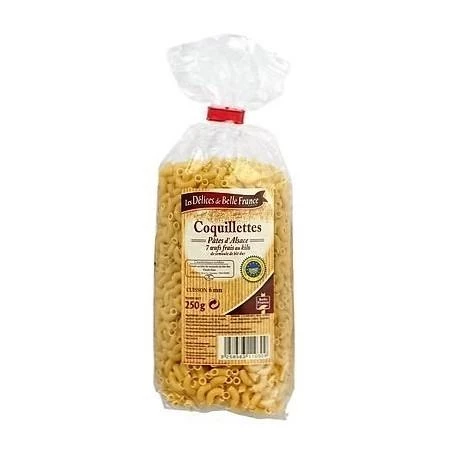 Coquillettes de Massa Alsácia com Ovos 250g - BELLE FRANCE