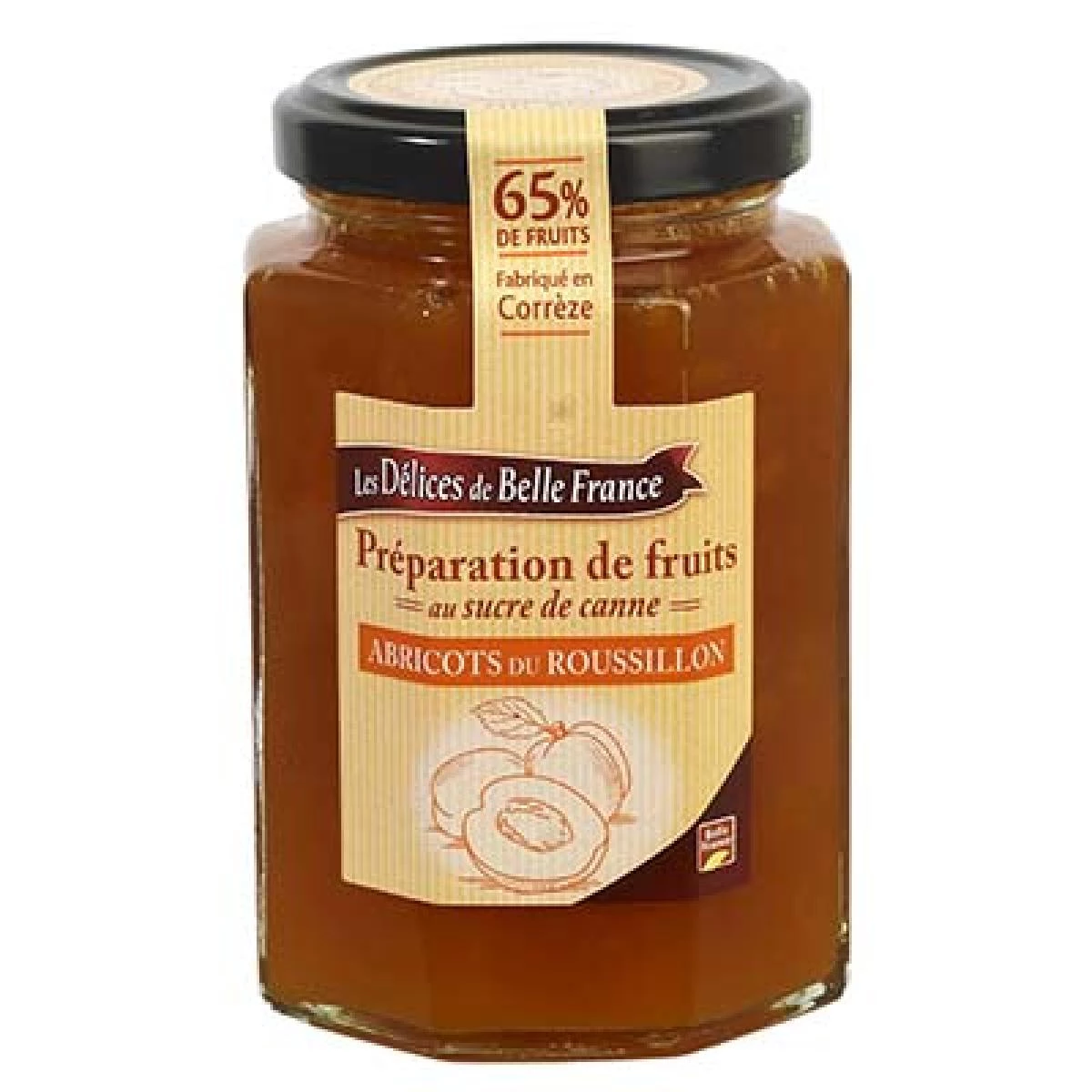 Aprikosenfruchtzubereitung 315g - Les DÉlices De Belle France