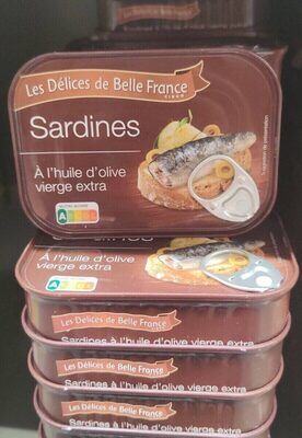 سردين مع زيت الزيتون البكر الممتاز 135G - BELLE FRANCE
