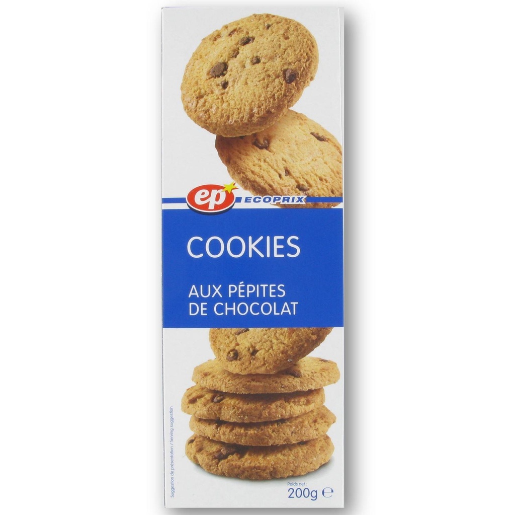 Biscoitos de Chocolate ao Leite 200g - Ecoprix