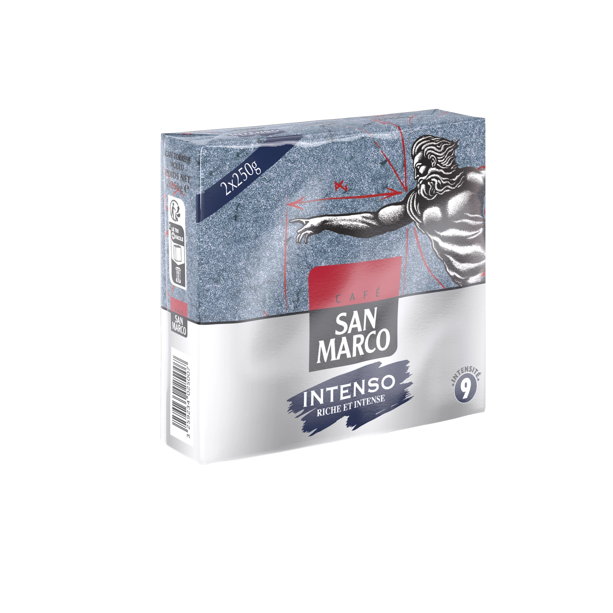 Café moído intenso 2x250g - SAN MARCO