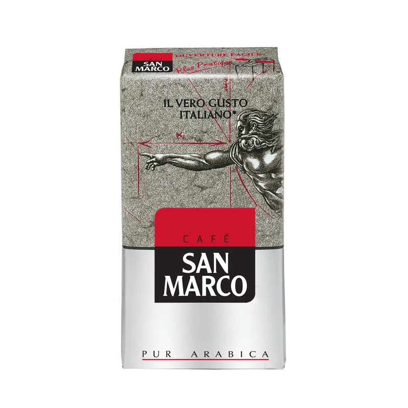 Café moulu pur arabica 250g - SAN MARCO